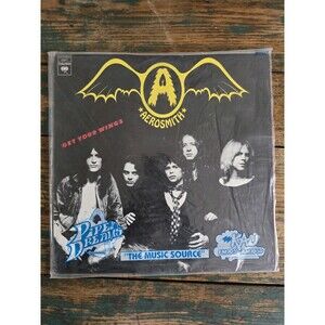 Aerosmith Get Your Wings LP Columbia 1974 PC 32847 Record Vinyl Vg+ 12”